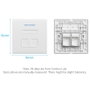Vention Placa de Pared Keystock IFEW0 con 2 Puertos RJ45, Blanco
